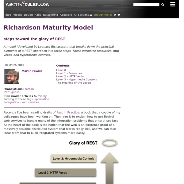 Richardson Maturity Model