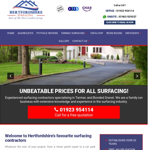Resurfacing Contractors Hertfordshire