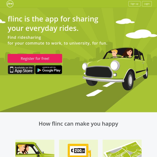 Ridesharing - The flinc ridesharing service