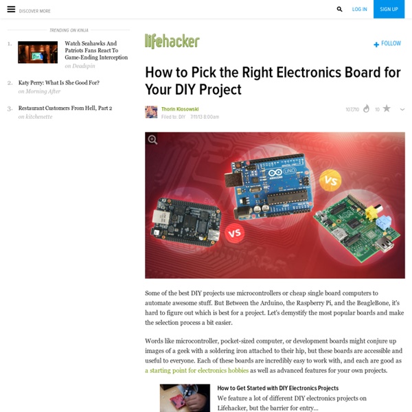 How to Pick the Right Electronics Board for Your DIY Project