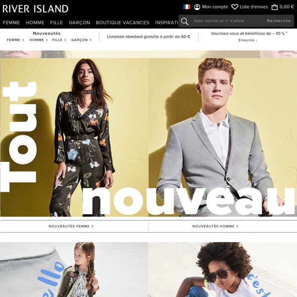 River Island - Vêtements mode femme, homme, garçon et fille