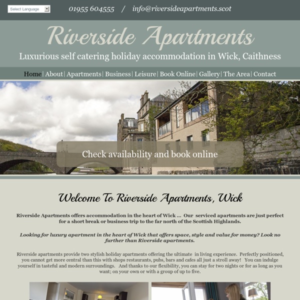 Riverside Apartments, Wick - self catering holiday apartments, Wick, Caithness