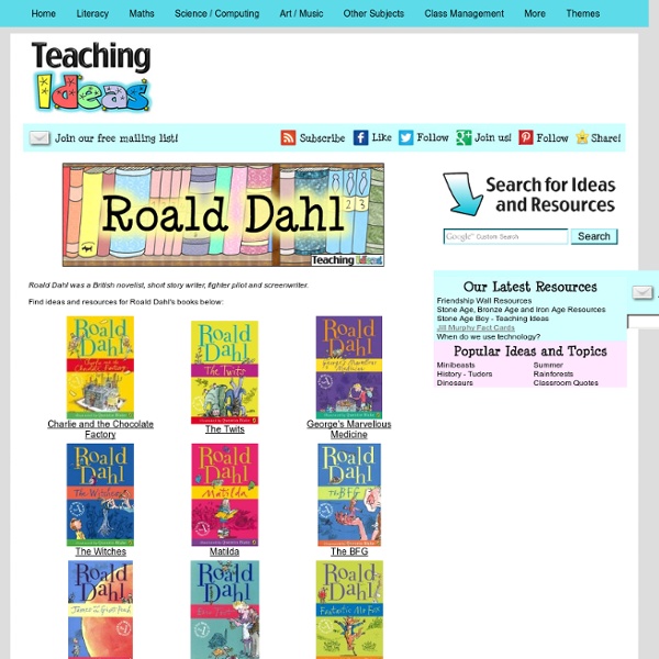 Roald Dahl Teaching Ideas and Resources