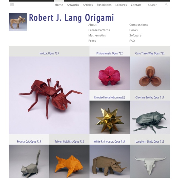 Robert J. Lang Origami