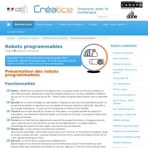 Robots programmables