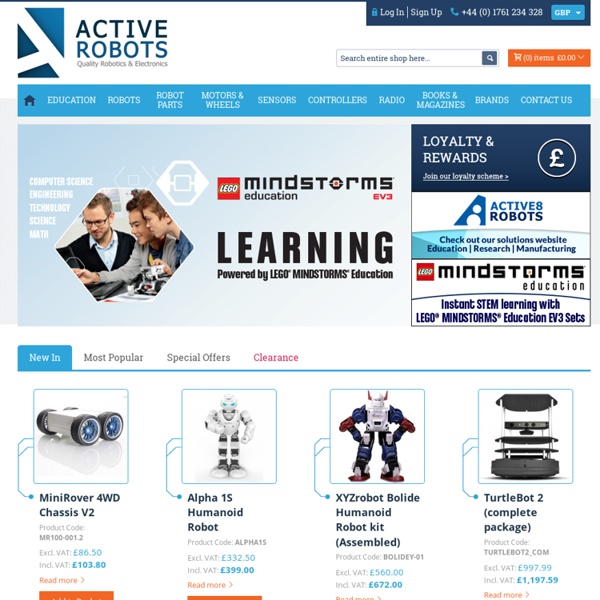 Active Robots - Robotics, Control & Electronics Technology