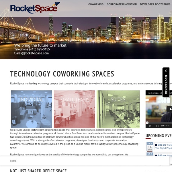 RocketSpace - San Francisco Incubator Shared Office Space