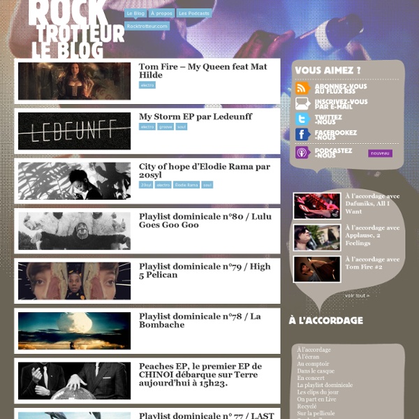 Rocktrotteur : un blog pour les passionnés de musique live mais