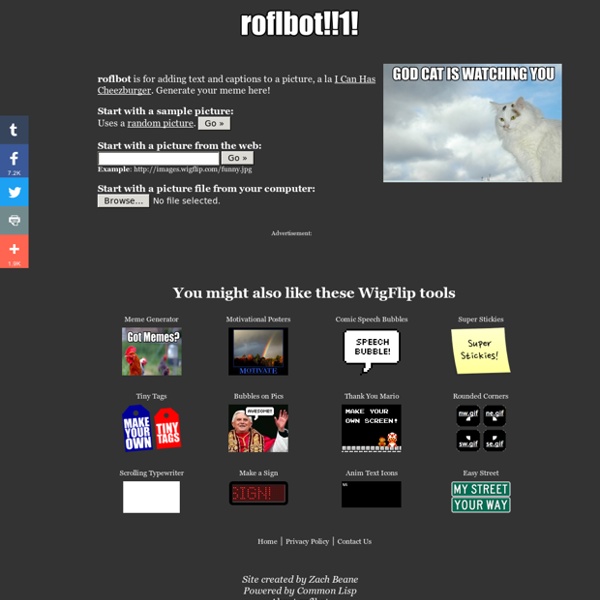 Roflbot - add text and captions to your pictures