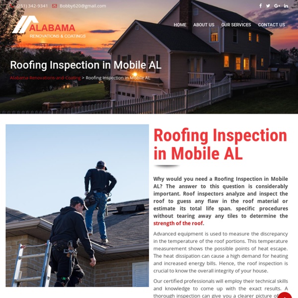 Roofing Inspection in Mobile AL