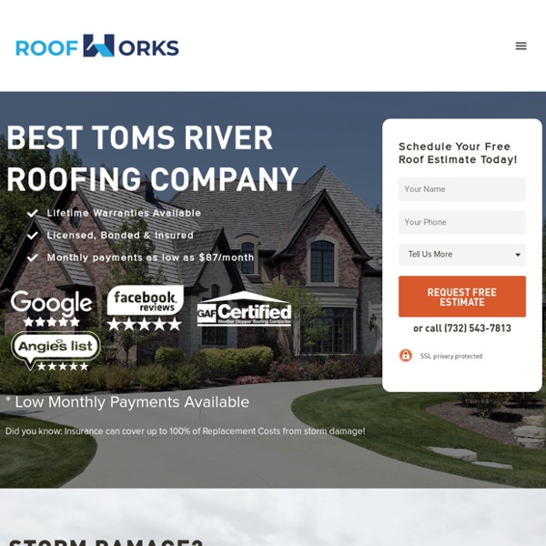 #1 Best Toms River Roofing Company - Lifetime Warranties - Roof Works