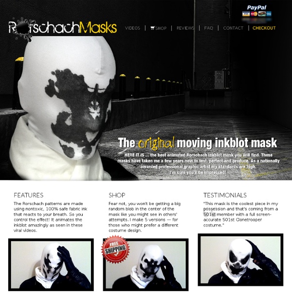 Welcome — RorschachMasks.com