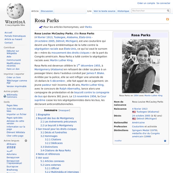 Rosa Parks - Wikipédia