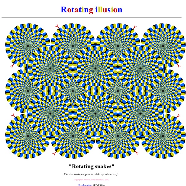 Rotational illusion