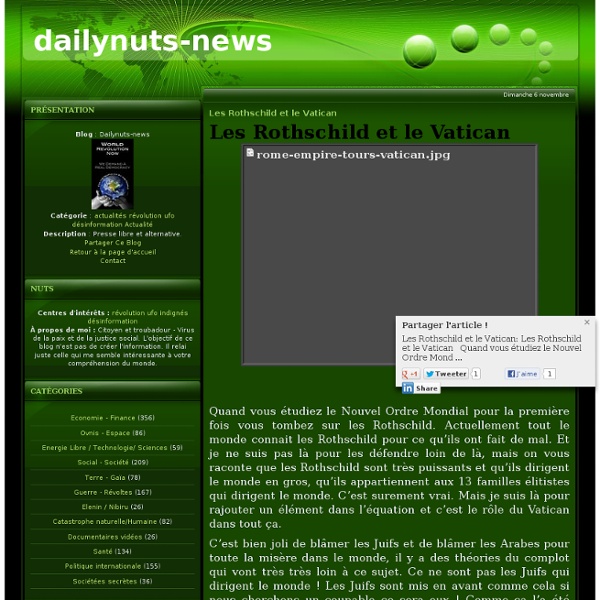 Les Rothschild et le Vatican