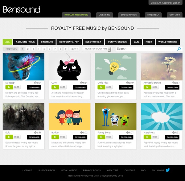 Royalty Free Music by Bensound