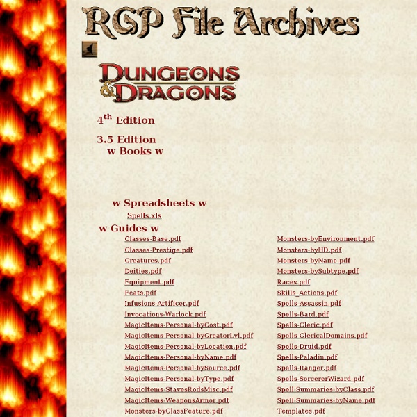 RPG File Archive