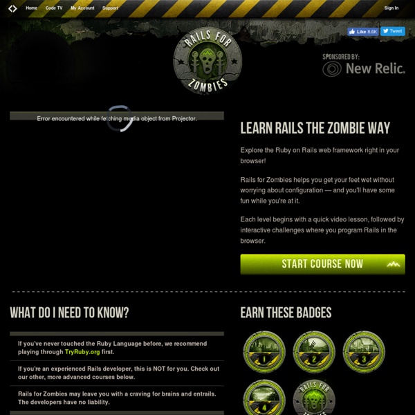 Code School - RailsForZombies