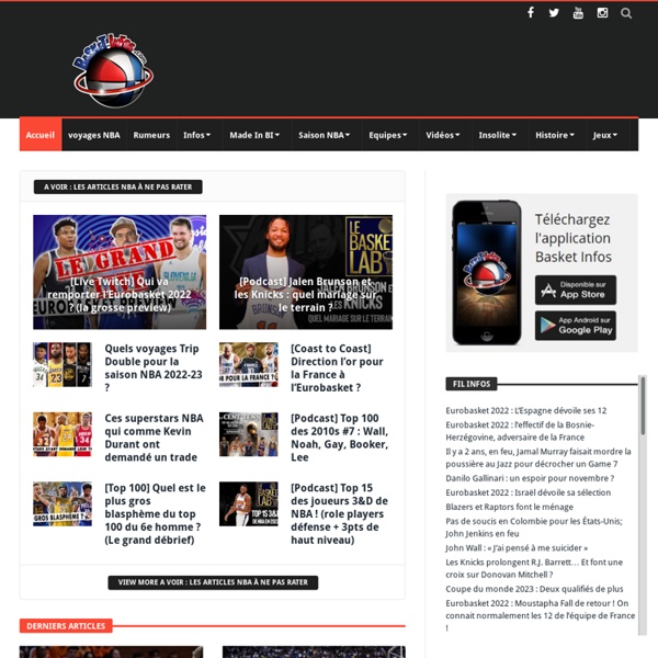 Basket Infos : actualité NBA et basket US
