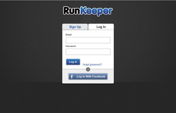 RunKeeper log in to my account
