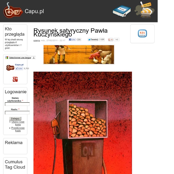 Rysunek satyryczny Pawła Kuczyńskiego