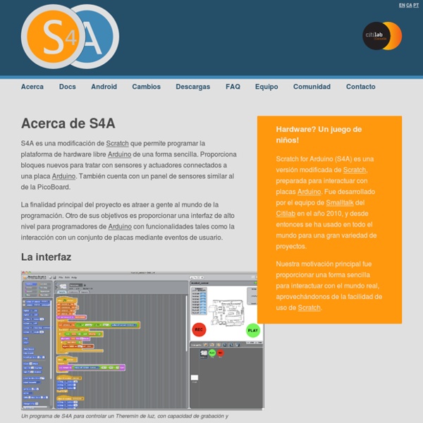 Scratch for Arduino