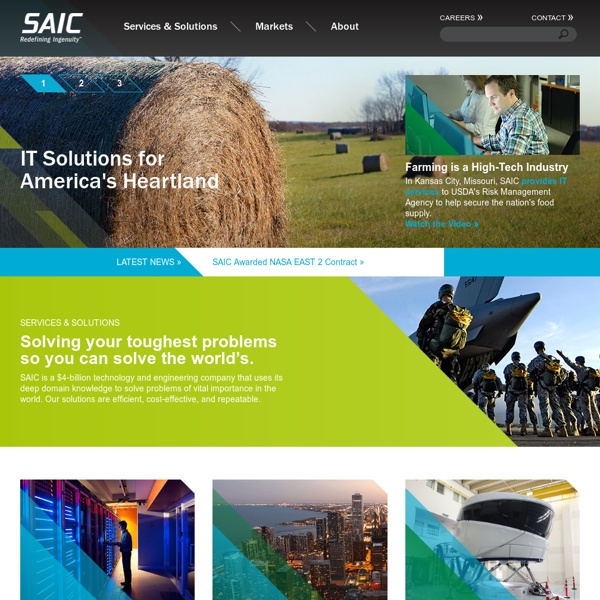 SAIC: From Science to Solutions®
