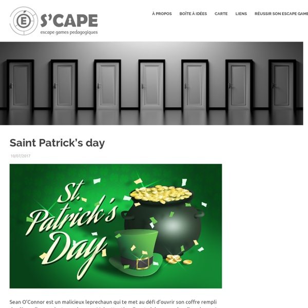 Escape Game - St Patrick's Day (6ème)