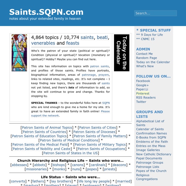 Saints.SQPN.com