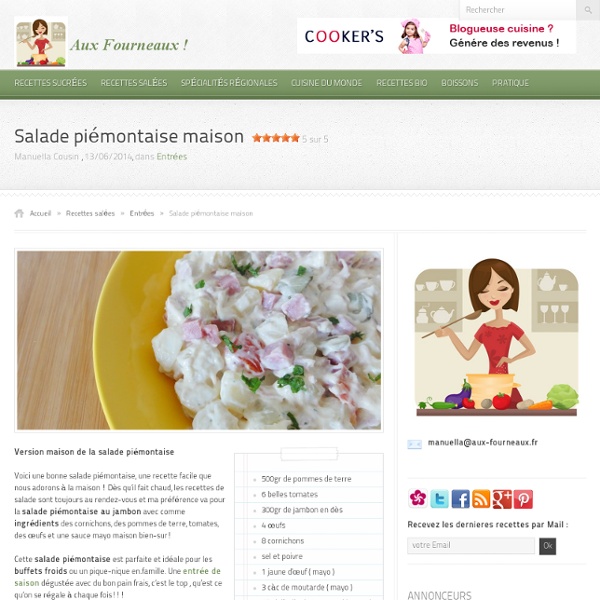 Salade piémontaise maison