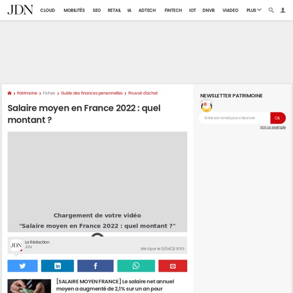 Salaire moyen en France 2020 : net, brut, par sexe, par CSP