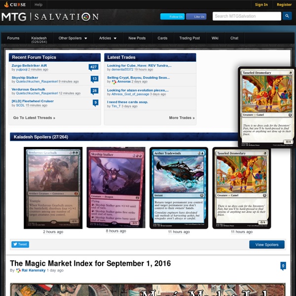 MTG Salvation - Magic: The Gathering Articles, Rumors & Community