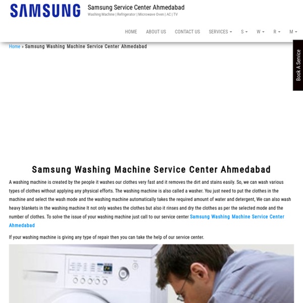 Samsung Washing Machine Service Center Ahmedabad