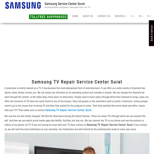 Samsung TV Repair Service Center Surat