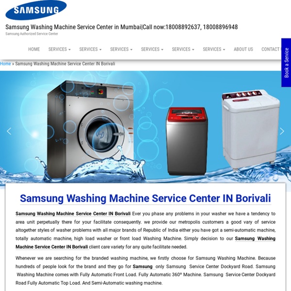 Samsung Washing Machine Service Center IN Borivali