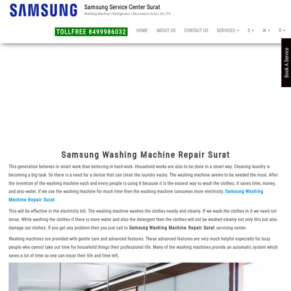 Samsung Washing Machine Repair Surat