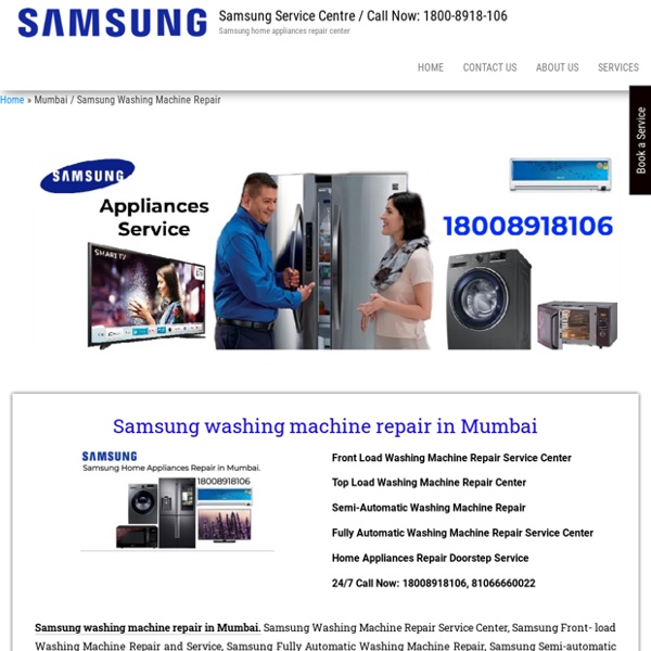 Samsung washing machine repair in Mumbai - Sasmung Service Center