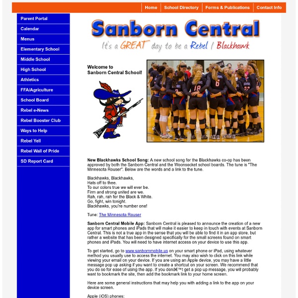 Sanborn Central School - Forestburg, South Dakota
