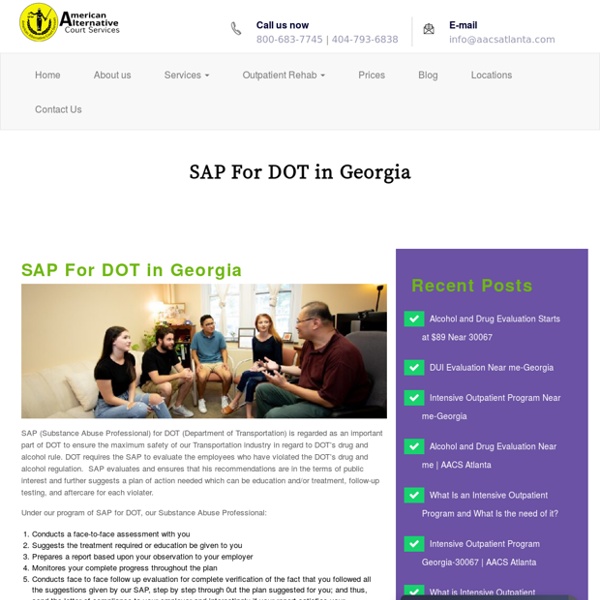 SAP For DOT in Decatur, Atlanta, and Marietta-GA