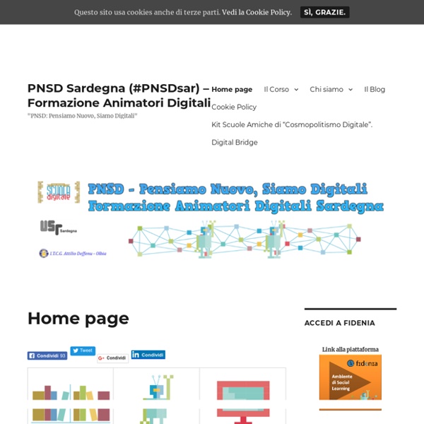 PNSD – Pensiamo Nuovo, Siamo Digitali – Formazione Animatori Digitali Sardegna