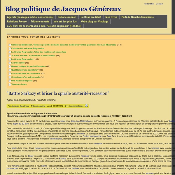 Blog J Généreux