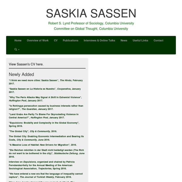 Saskia Sassen