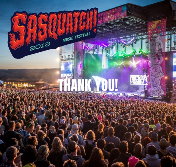2012 Sasquatch Music Festival!