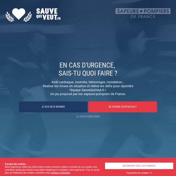 SauveQuiVeut.fr, le jeu en ligne qui peut sauver des vies en vrai