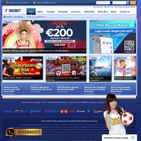 SBOBET Situs Judi Bola - Taruhan Live Casino Online Terpercaya