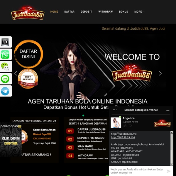 Agen Sbobet, Agen Live Casino, Agen Judi Bola Online Terpercaya di Indonesia