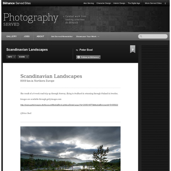 Scandinavian Landscapes on Photography Served