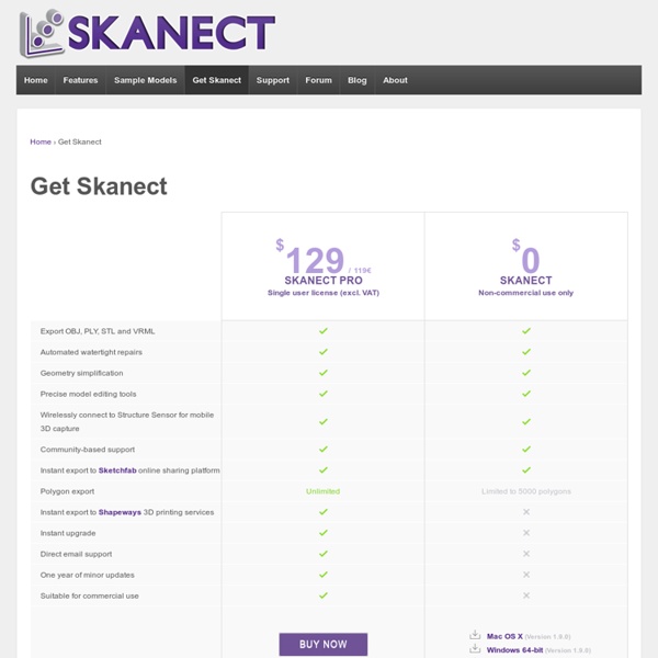 Get Skanect - Skanect 3D Scanning Software By Occipital