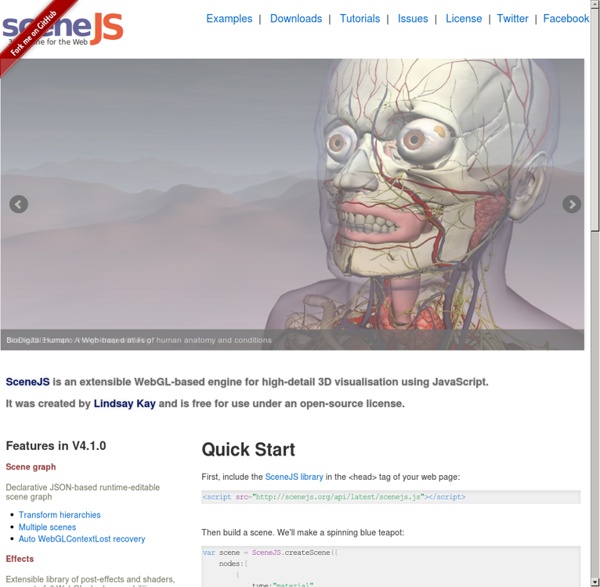 SceneJS - WebGL Scene Graph Library