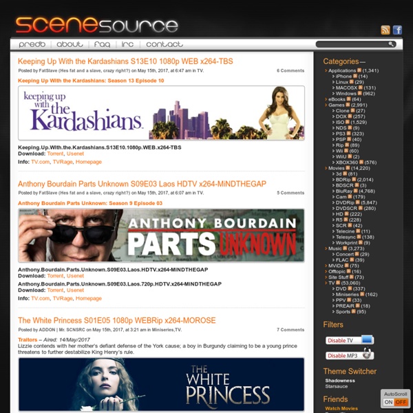 SceneSource - Your source for Games, Movies, Music and more.